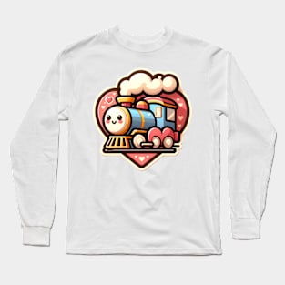 Train Valentine Long Sleeve T-Shirt